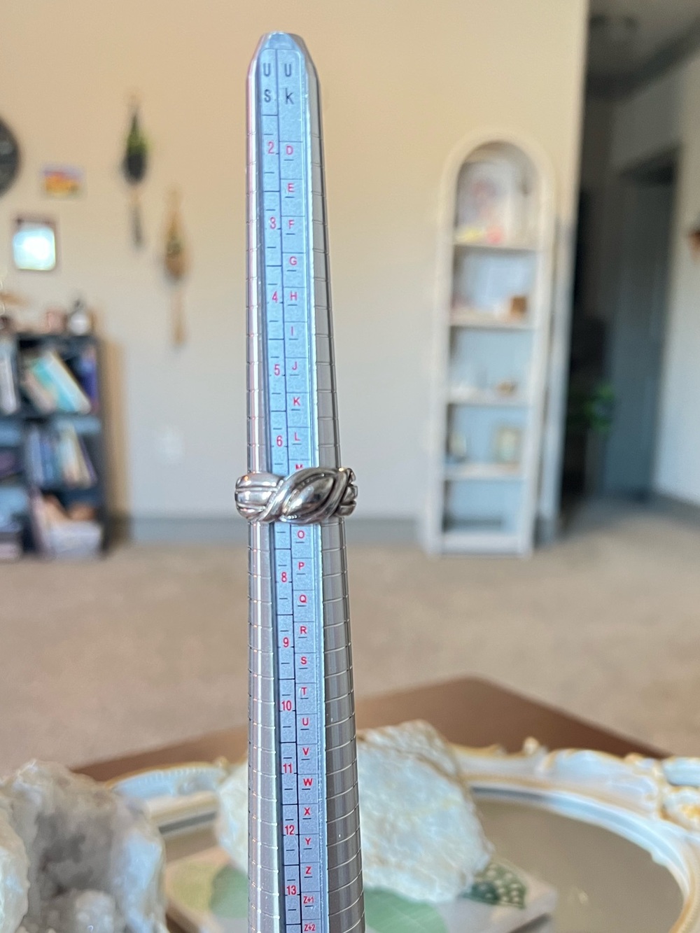 Vintage Crossover Knot Sterling Silver Ring